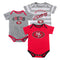 Baby 49ers Outfits (3-Pack)