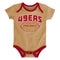 49ers Little Kicker bodysuit 3-Pack