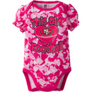 49ers Infant Girl Camo Bodysuit