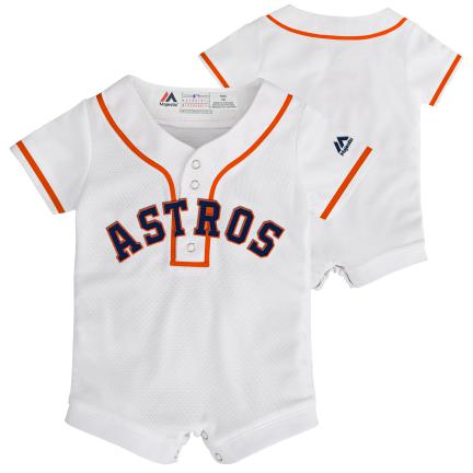 Astros infant/baby clothes Astros baby gift Houston baseball baby gift
