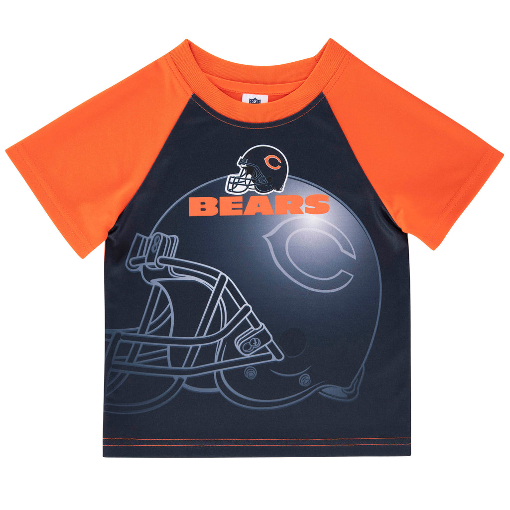 NFL Infant Boys’ 3-Pack Short-Sleeve Bodysuits - Chicago Bears