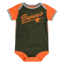 Browns Newborn Legacy Bodysuits 2-Pack (only 0-3M Left)