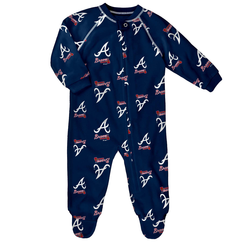 Atlanta Braves Infant Logo Pajamas – babyfans