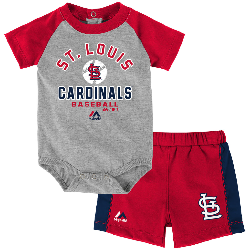 Cardinals Baby Classic Bodysuit with Shorts Set – babyfans