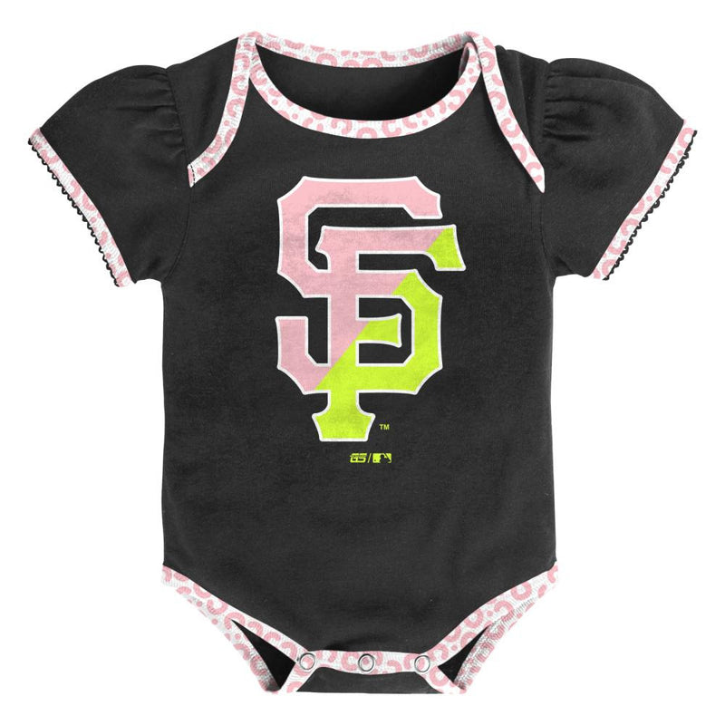 SF Giants Baby Girl Creepers by CCandy Designs