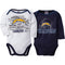 Chargers Infant Long Sleeve Logo Onesies-2 Pack