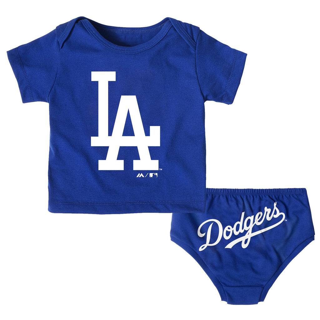 Dodgers Infant Girl T-Shirt and Short Set – babyfans