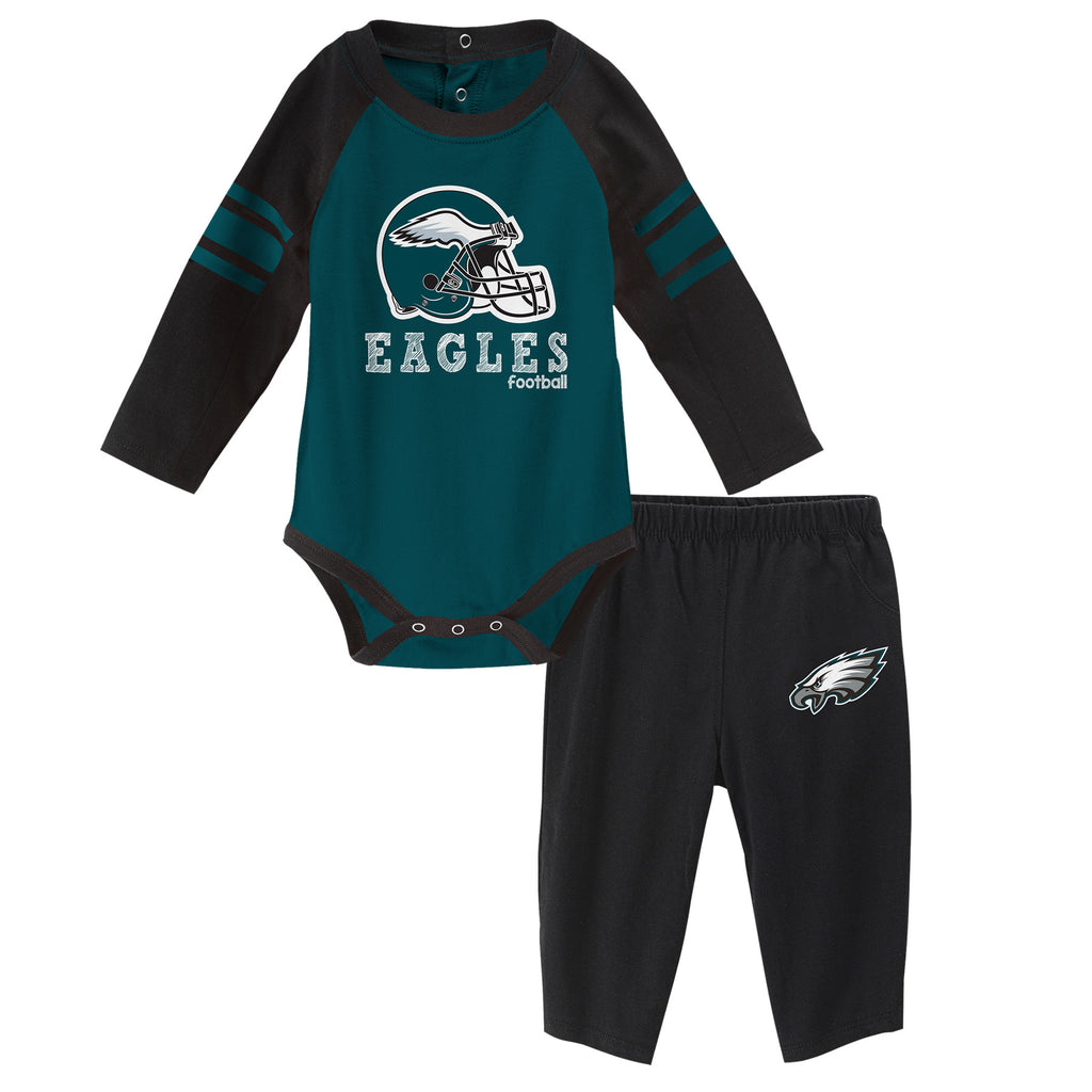 Philadelphia Eagles NFL Toddler 3-Pc. Leggings, Short & Long Sleeve  Shirt