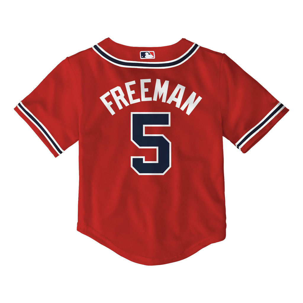 .com: OuterStuff Freddie Freeman Atlanta Braves #5 Youth