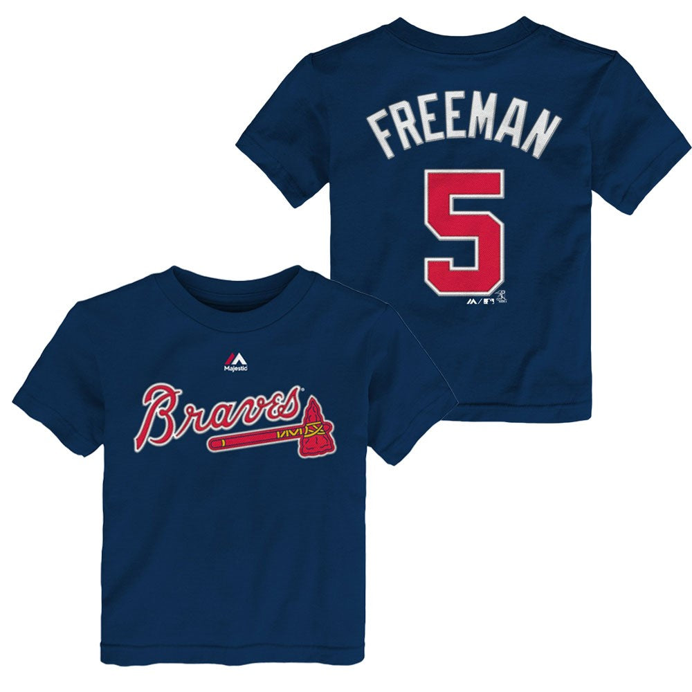 Freddie Freeman Atlanta Braves Youth Backer T-Shirt - Ash