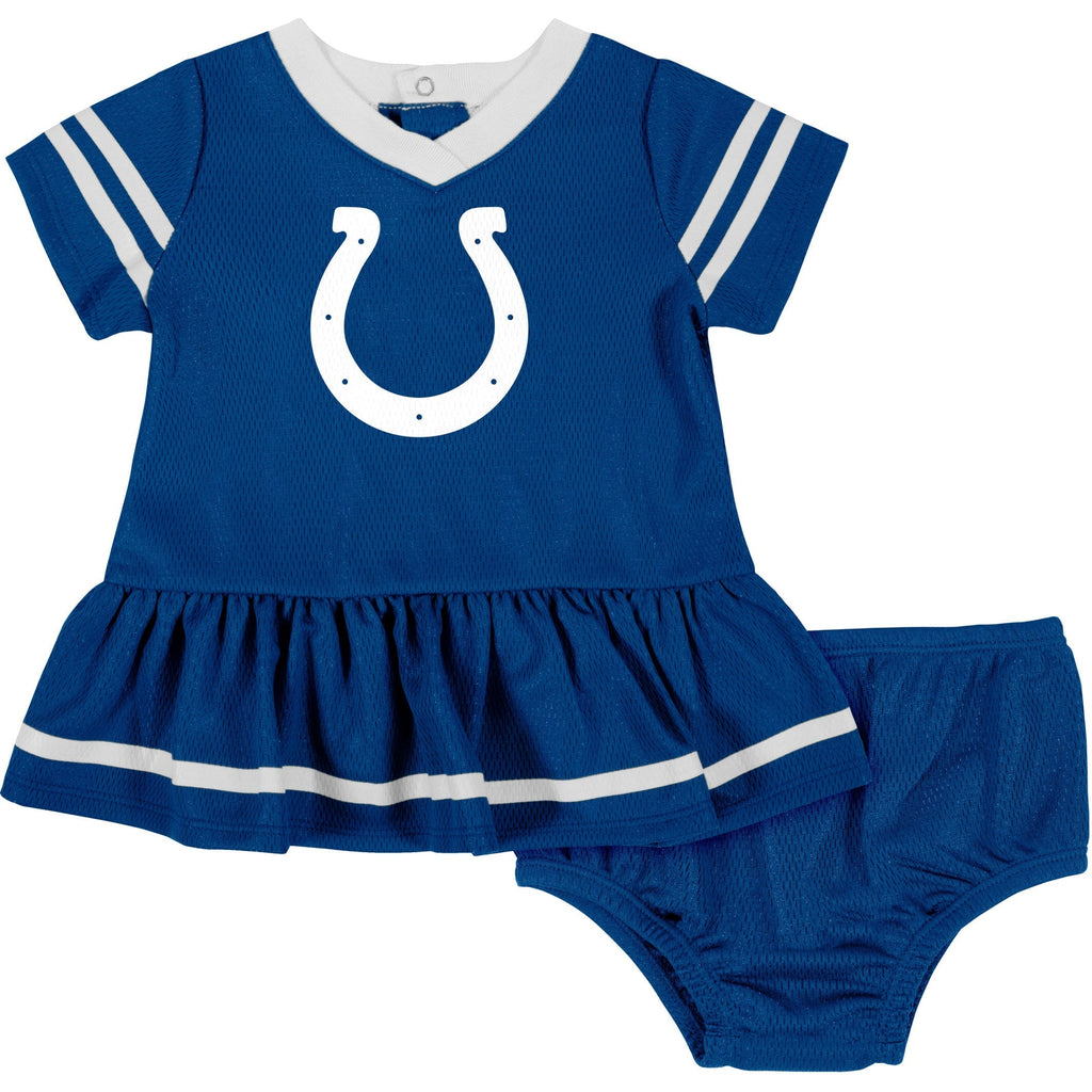 NFL San Francisco 49ers Baby Girls Mesh Dazzle Dress and Panty Set, 2-Piece  
