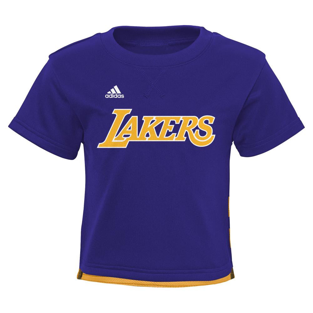 LA Lakers Infant/Toddler Short Sleeve Shirt and Pants Outfit – babyfans
