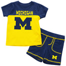 Wolverines Infant Mascot Shorts and Tee Set