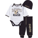 Baby Saints Fan 3 Piece Outfit