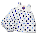 Mets Infant Polka Dot Sundress with Bloomers