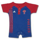Phillies Infant Romper with Placket Collar