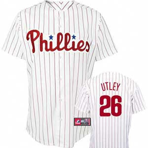 chase utley phillies jersey