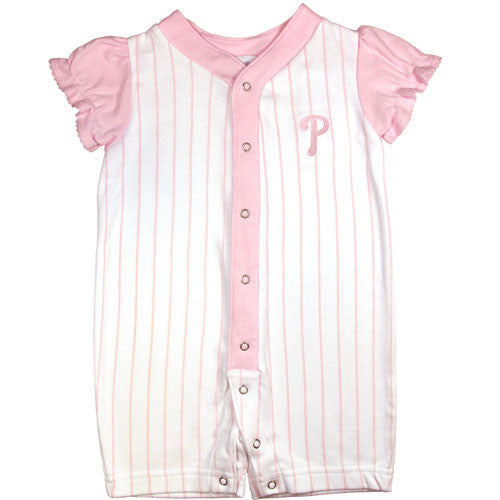 Phillies Pretty In Pink Baby Romper (0-3M)