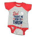 Red Sox Baby "Dad Taught Me" Bodysuit