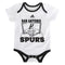 Spurs Infant 3 Point Bodysuit Set