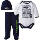 Seahawks Baby 3 Piece Outfit