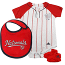 Nationals Infant Creeper, Bib and Bootie Set