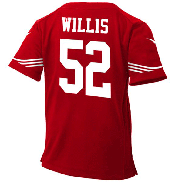 Patrick Willis Toddler 49ers Jersey (Size 3T-4T) – babyfans