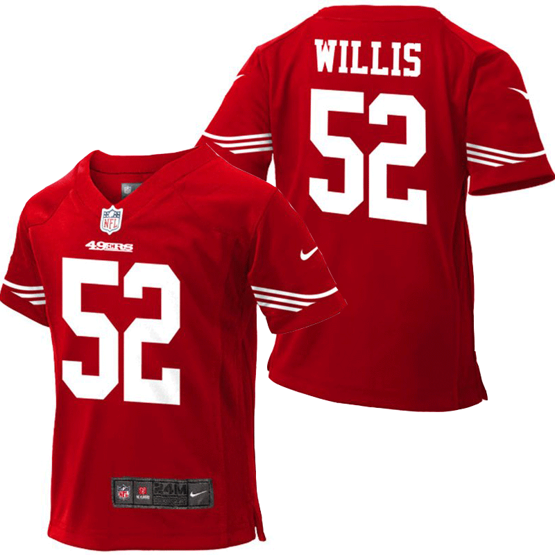 willis 49ers jersey