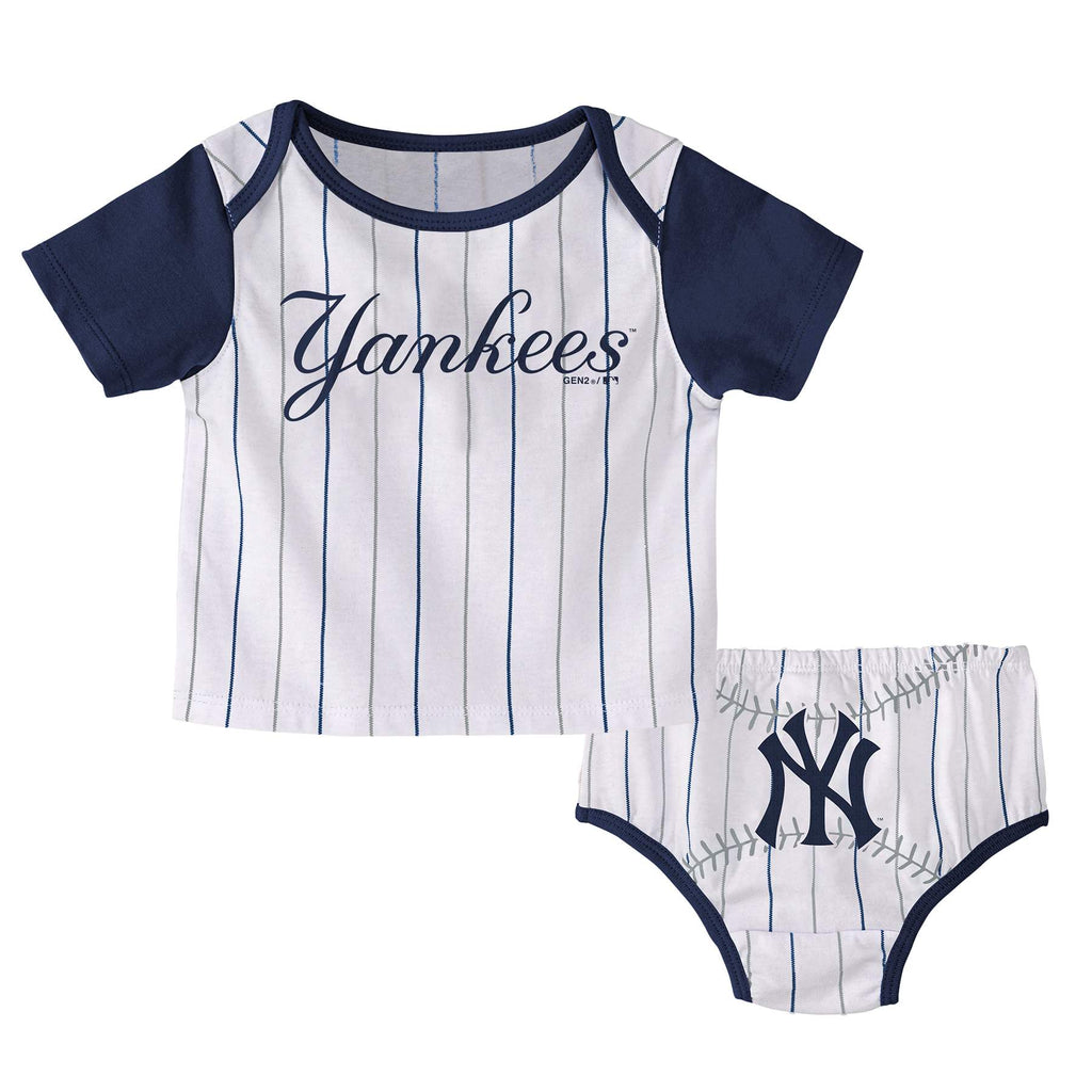 Yankees Batter Up Tee and Diaper Cover – babyfans
