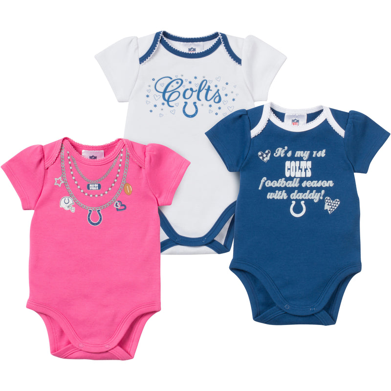 Baby Colts Girl Onesie 3 Pack