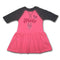 Mets Toddler Pink Baseball Shirt Dress