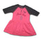 Red Sox Toddler Pink Baseball Shirt Dress