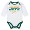 Awesome Jets Baby Girl Bodysuit, Footed Pant & Cap Set