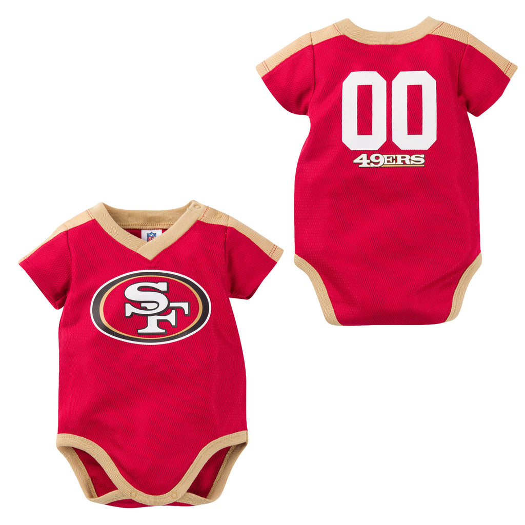 49ers Baby Jersey Onesie – babyfans