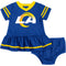 Rams Baby Girl Dazzle Dress and Diaper Cover