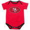 Baby 49ers Outfits (Size 0-3M Only)