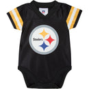 Baby Steelers Fan Jersey Onesie