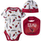 Arizona Cardinals Baby Boy  3-Piece Bodysuit, Bib and Cap Set