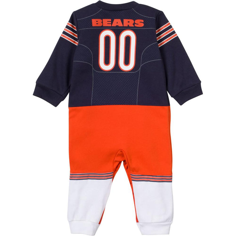 Infant Bears Fan Football Uniform Coverall (Sizes 12-18M)
