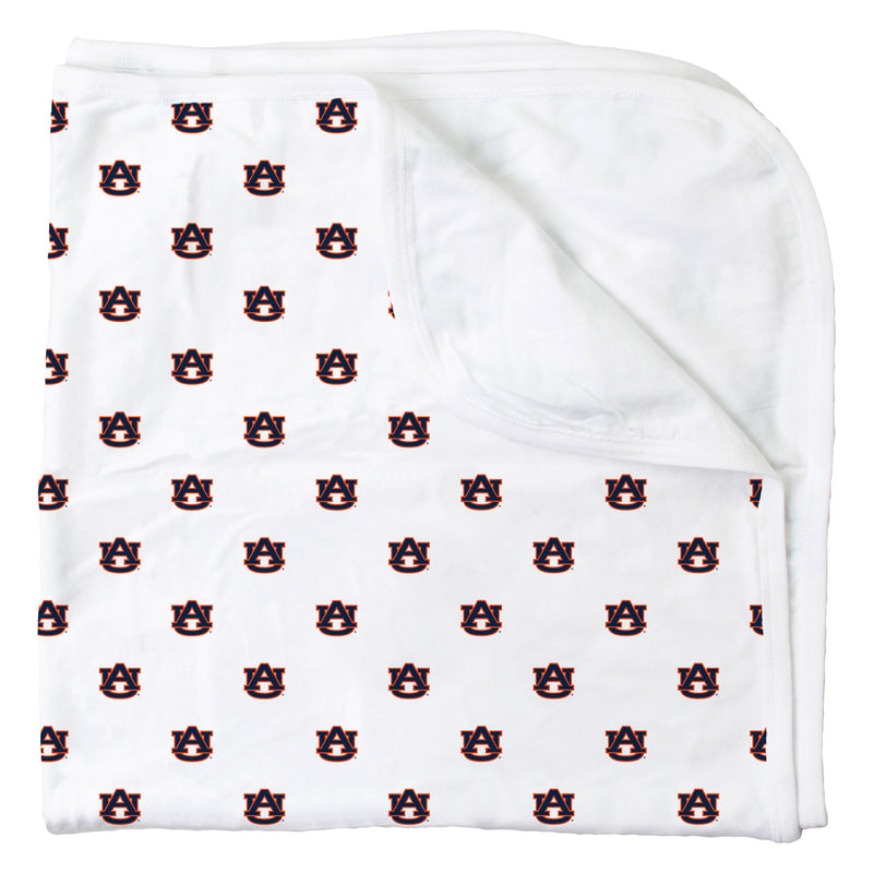 Auburn All Over Print Logo Blanket