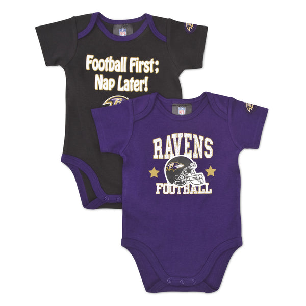 Ravens Baby 3 Pack Short Sleeve Onesies – babyfans