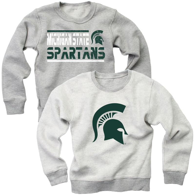 Michigan State Spartans Reversible Crew Neck Toddler Sweatshirt