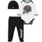 3-Piece Baby Boys Jaguars Bodysuit, Footed Pant, & Cap Set