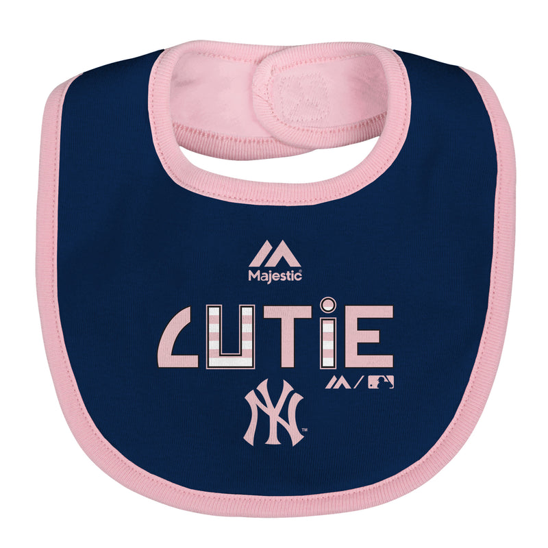 Pink Yankees Cutie Bib Pack