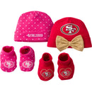 49ers Sweetheart Caps and Booties Set