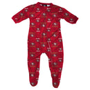 49ers Infant Zip Up Pajamas