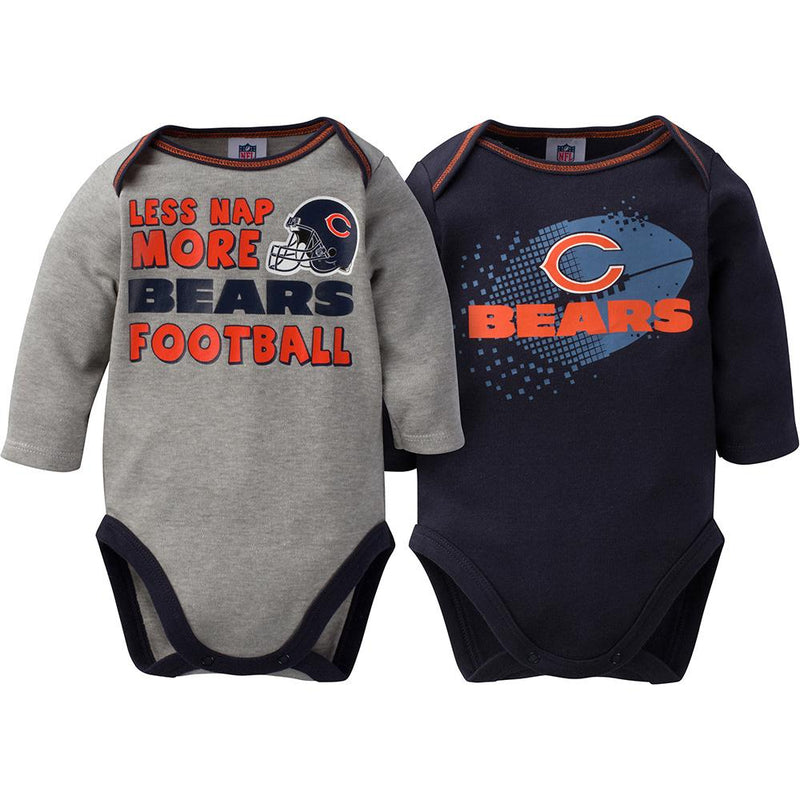 Bears Baby Boy 2-Pack Long Sleeve Bodysuit
