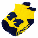 Michigan Baby Footie Sock