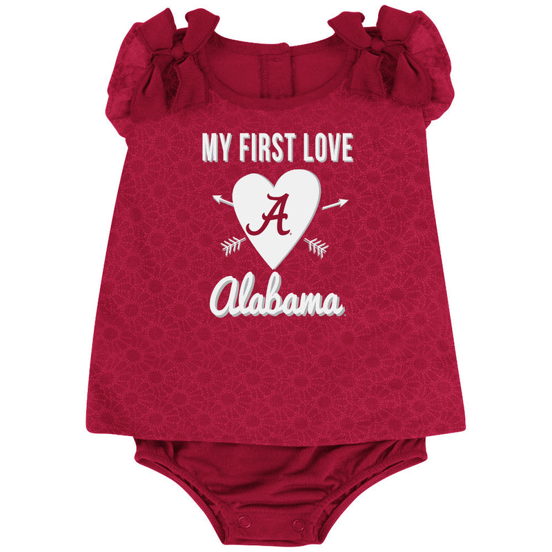 Crimson Tide Baby Girl My First Love Outfit
