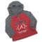  Braves Toddler Color Blocked Two Button Hoodie